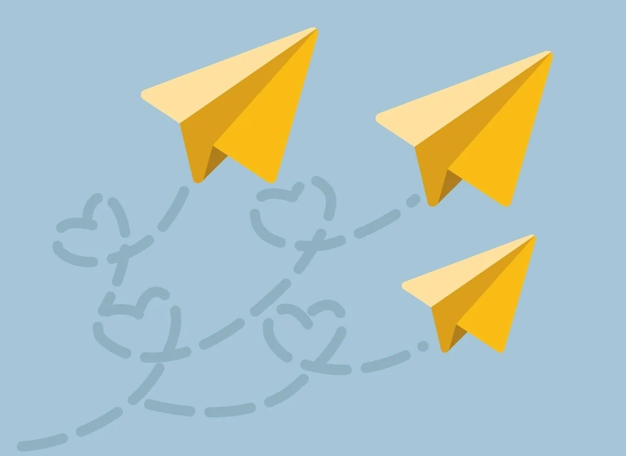 wbs hd wbs flying mail blue 1280 | Online Baby Shower Invitations | WebBabyShower