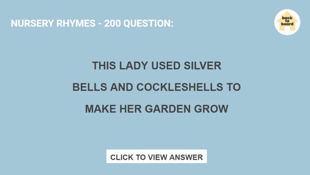 jeopardy game nursery rhyme | WebBabyShower