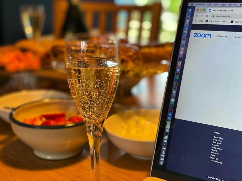 covid baby shower zoom