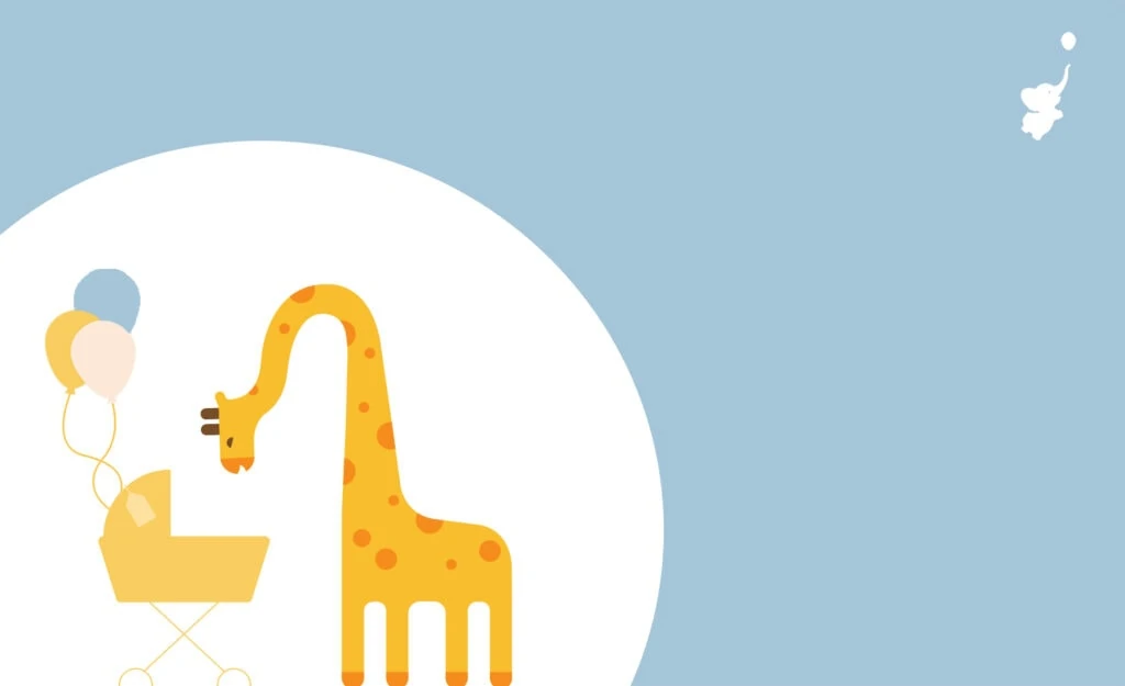 webbabyshower giraffe looking