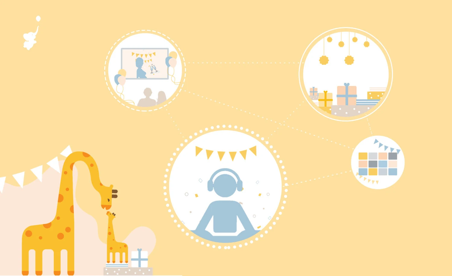 webbabyshower header image dj thows virtual baby shower