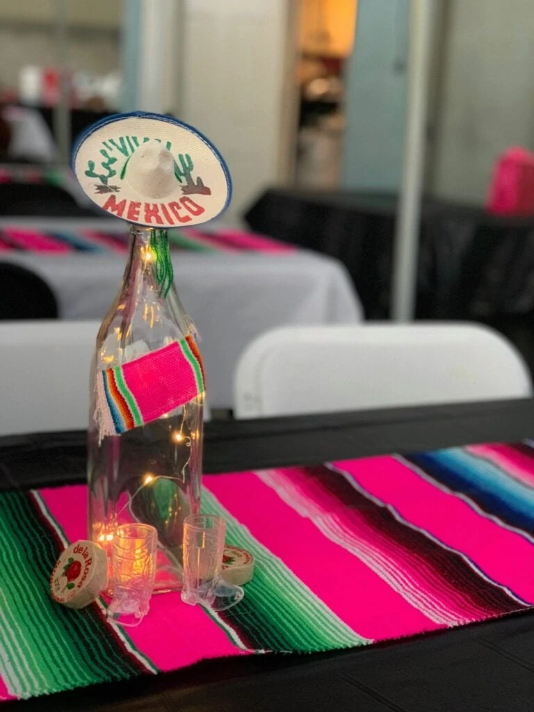 mexican baby shower light bottle