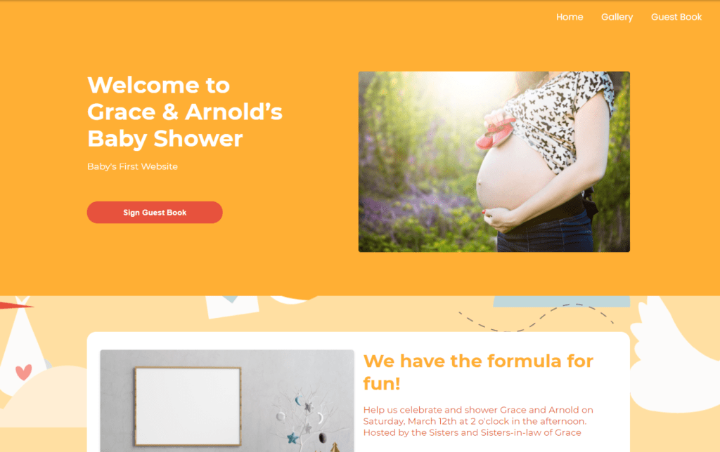 wbs homepage screengrab v2 stork | WebBabyShower