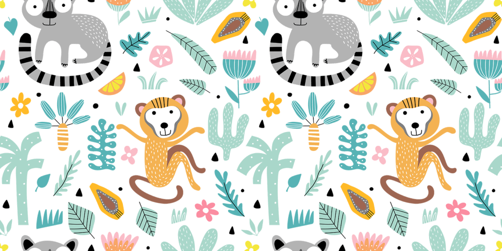 wbs 25 jungle nursery background 1400 | WebBabyShower