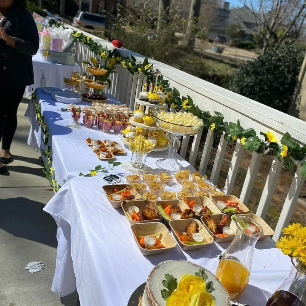 jack and jill baby shower food