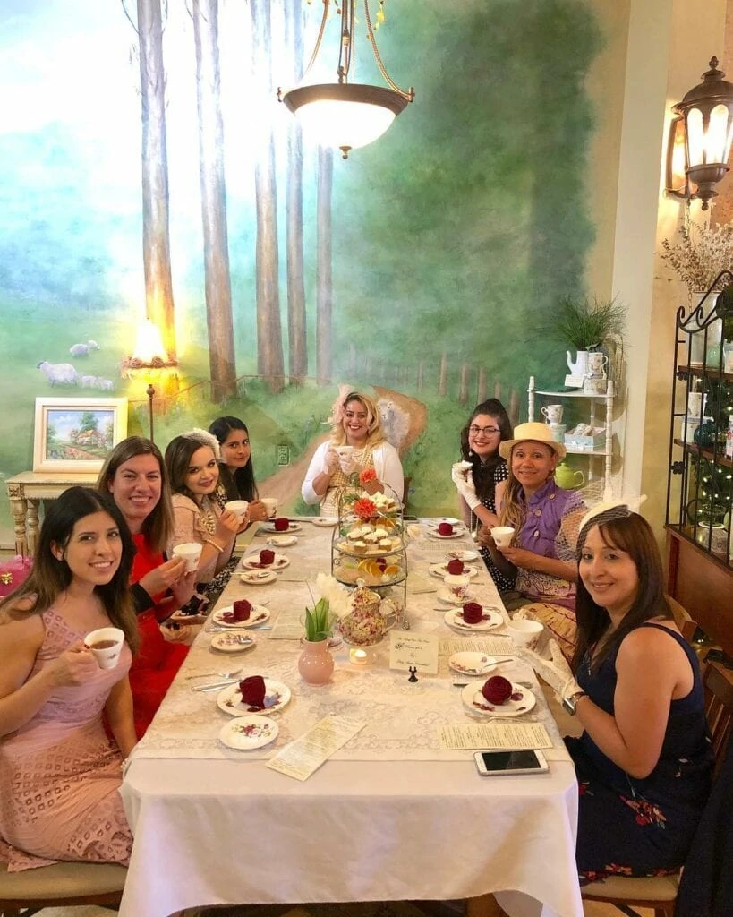 places to have a baby shower tearoom