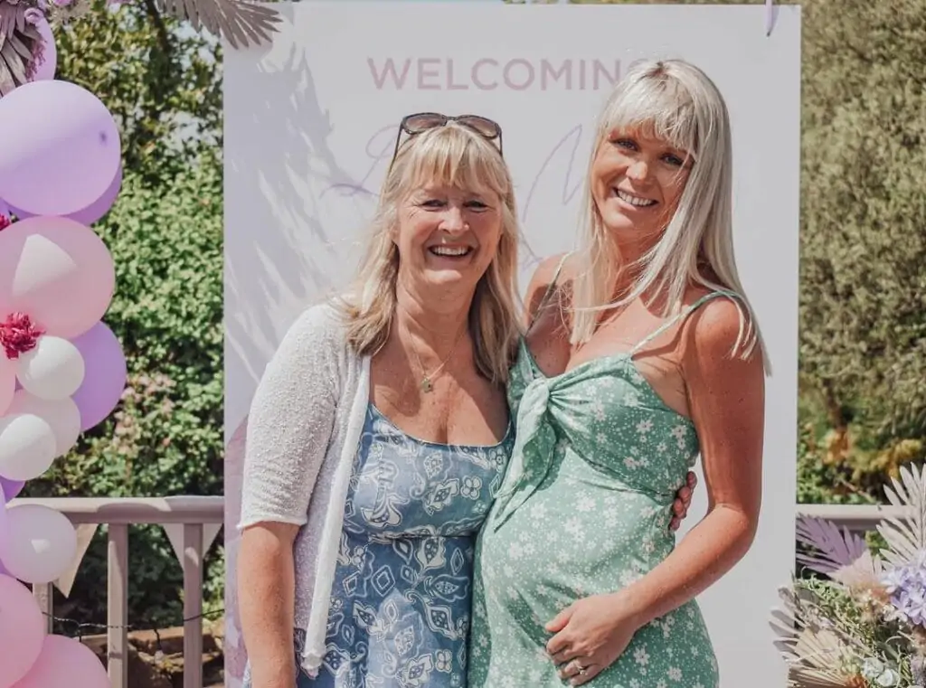 surprise baby shower by grandma