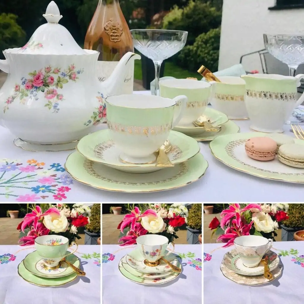 wbs green tea set | WebBabyShower