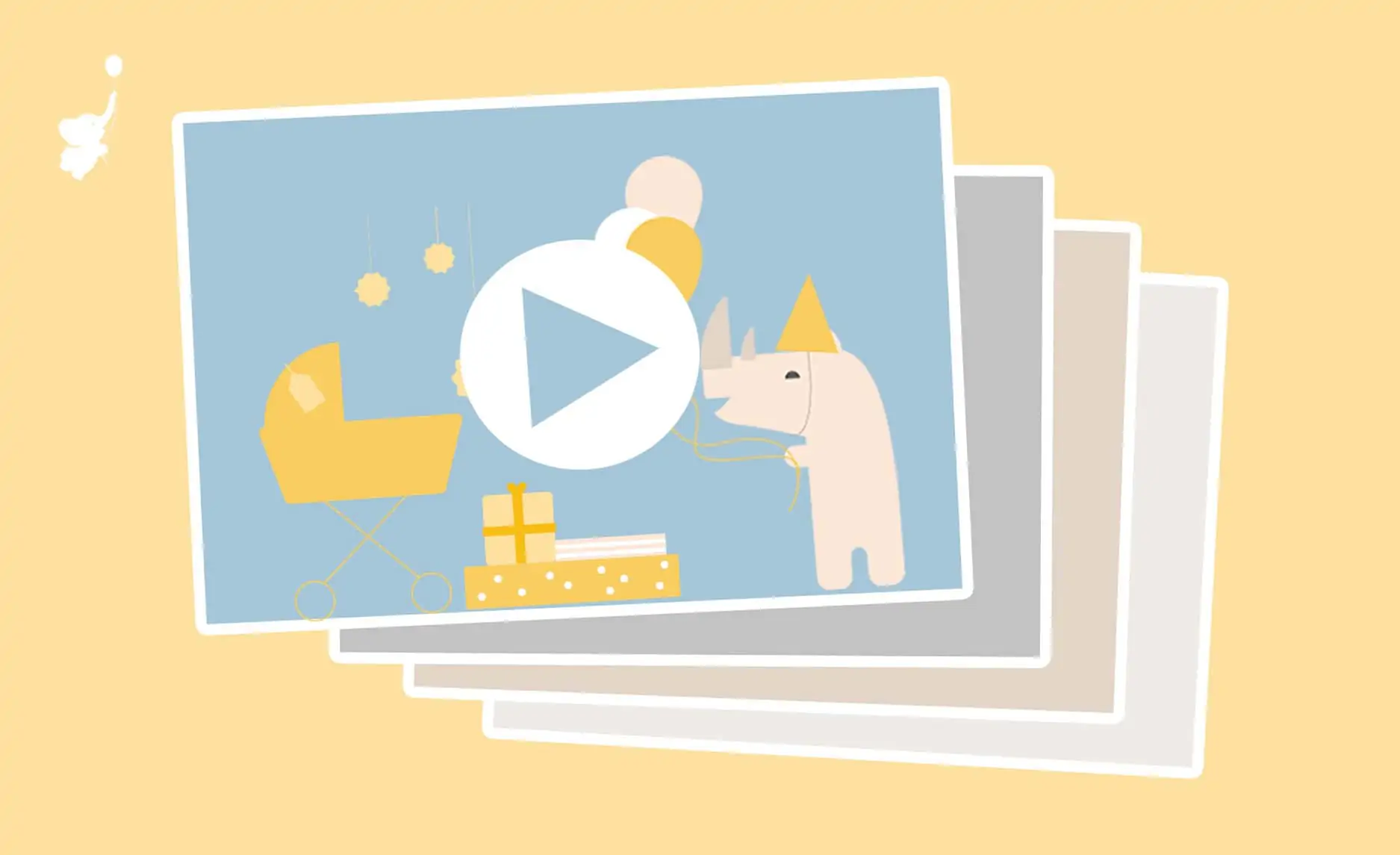 WebBabyShower header image slideshow for baby shower