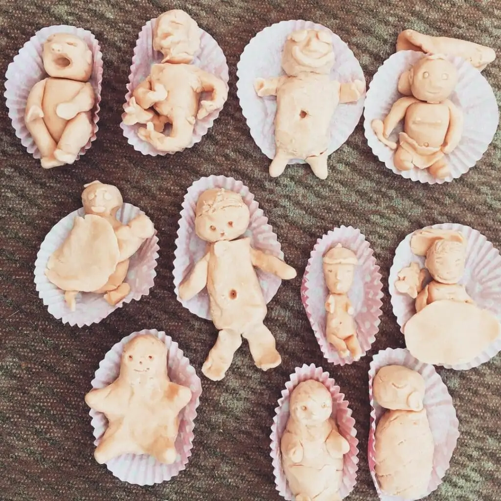 baby shower games for large groups dough babies