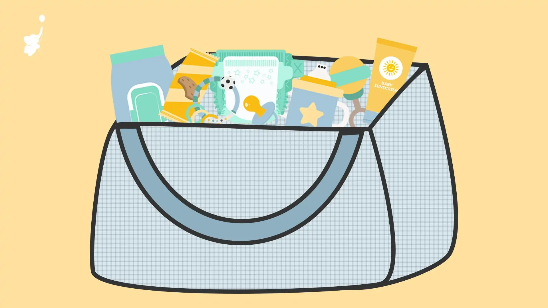 webbabyshower whats in the diaper bag game