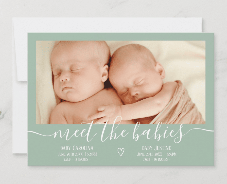 birth announcement ideas