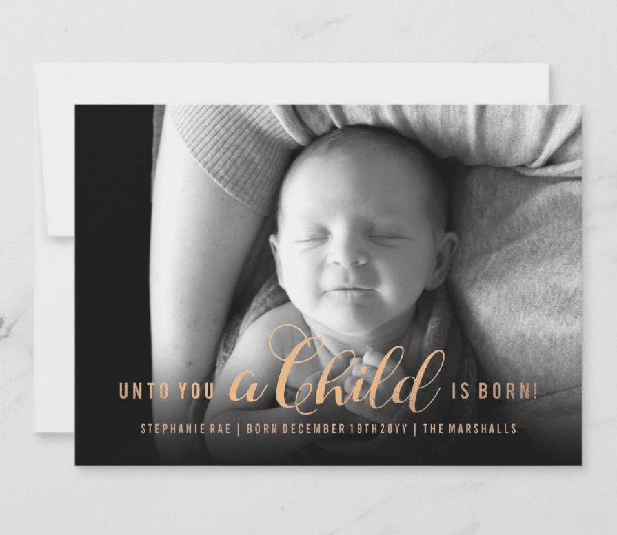 birth announcement ideas