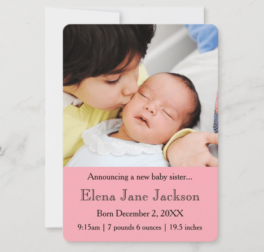 birth announcement ideas