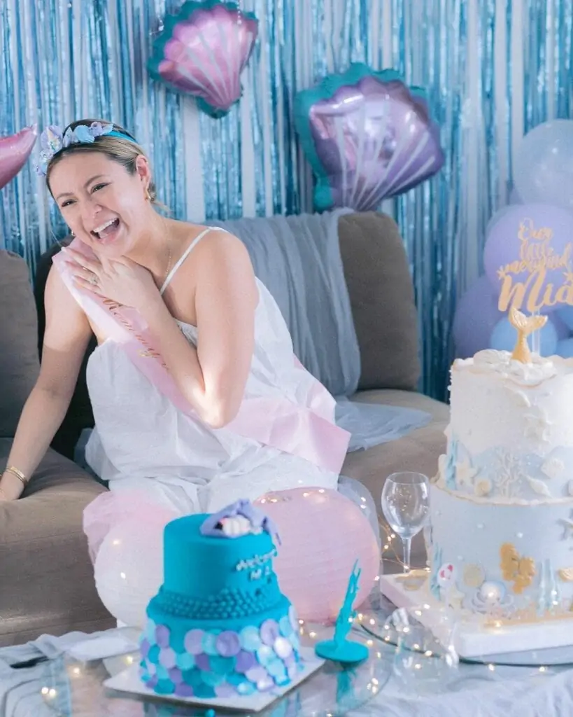 surprise baby shower mermaid theme