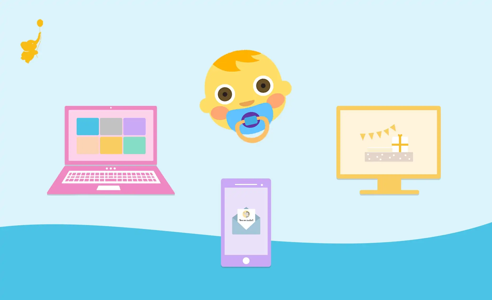 webbabyshower header image virtual baby shower etiquette