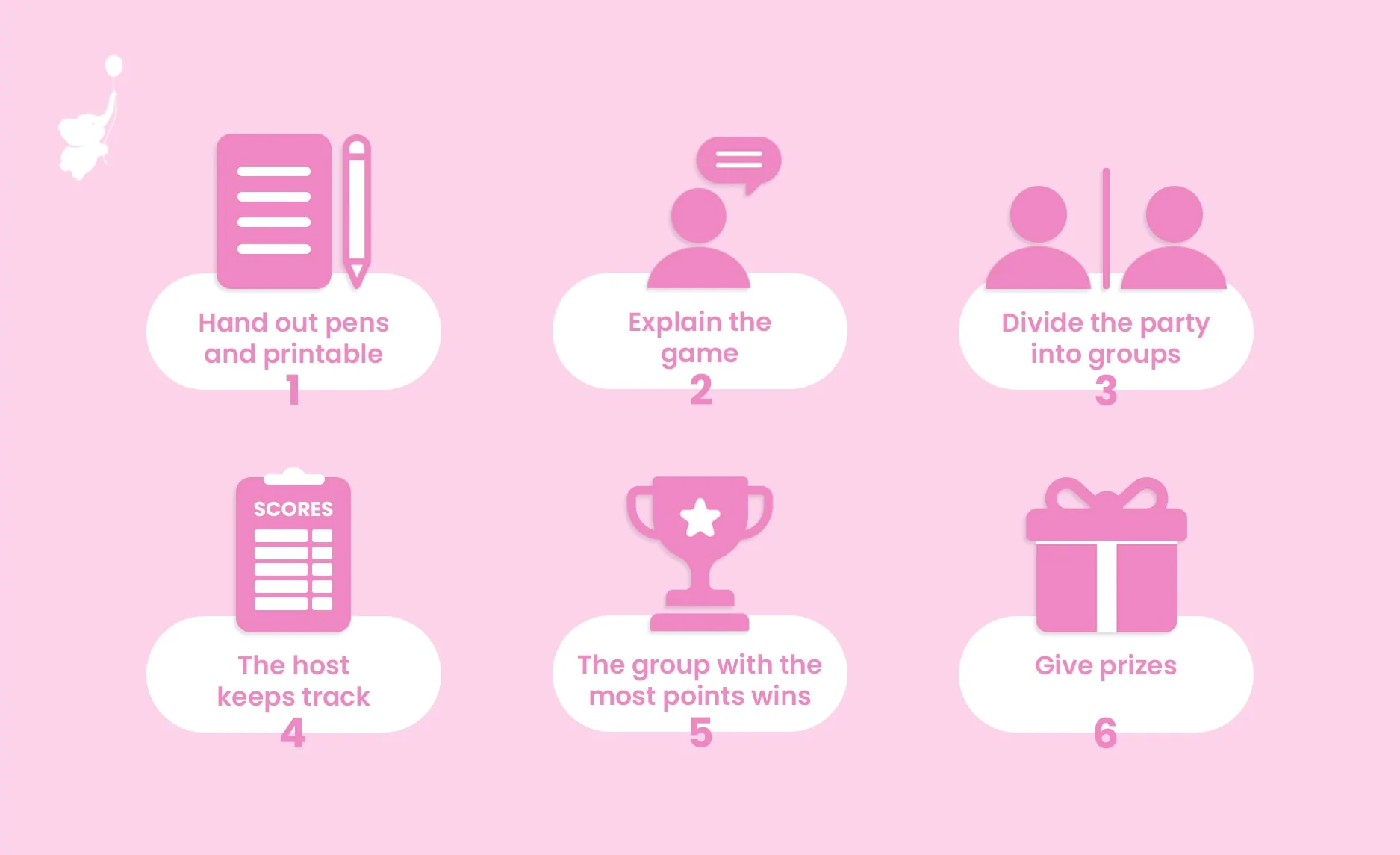 WBS virtual baby shower emoji game how to play | WebBabyShower