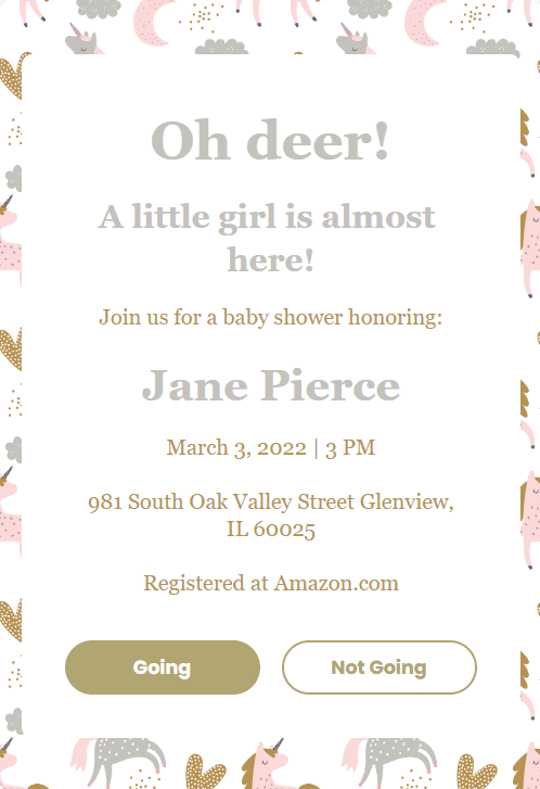 webbabyshower funny invitation wording girl
