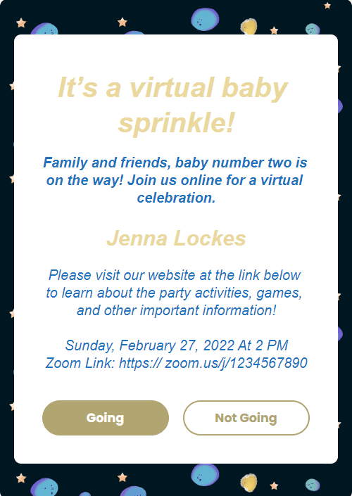 webbabyshower second baby shower invitation example