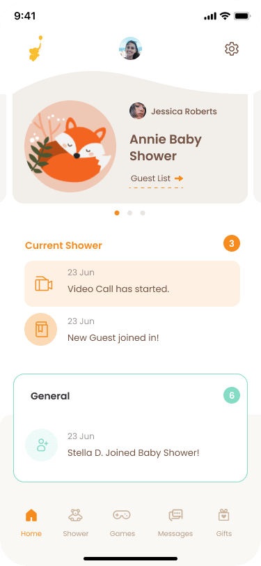 webbabyshower mobile app