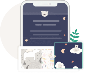 wbs feature invite builder blue | WebBabyShower