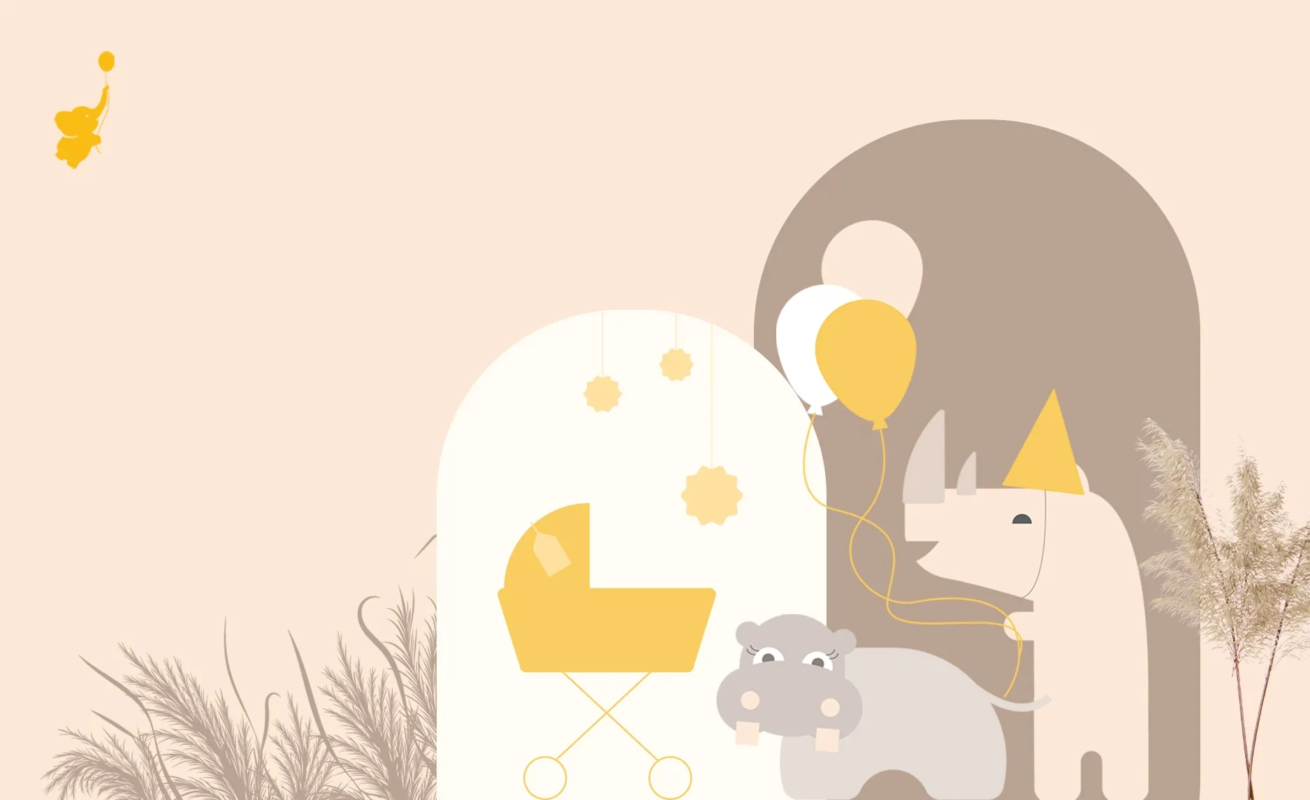 webbabyshower header image gender neutral baby shower theme