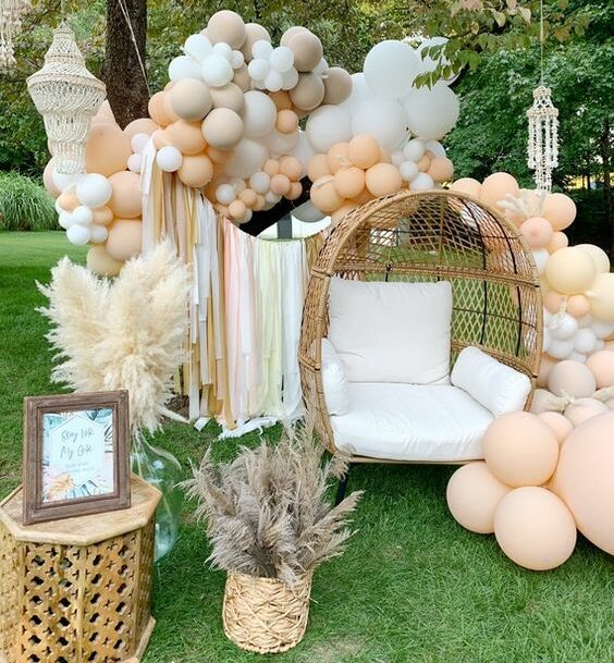 gender neutral baby shower themes backdrop