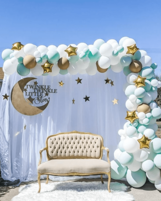 gender neutral baby shower themes backdrop