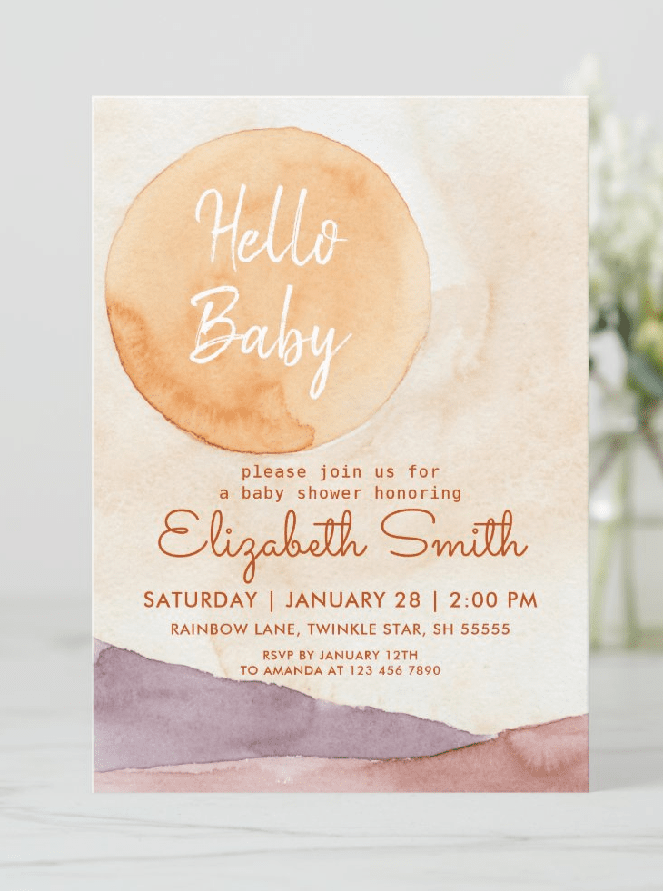 gender neutral baby shower themes invite