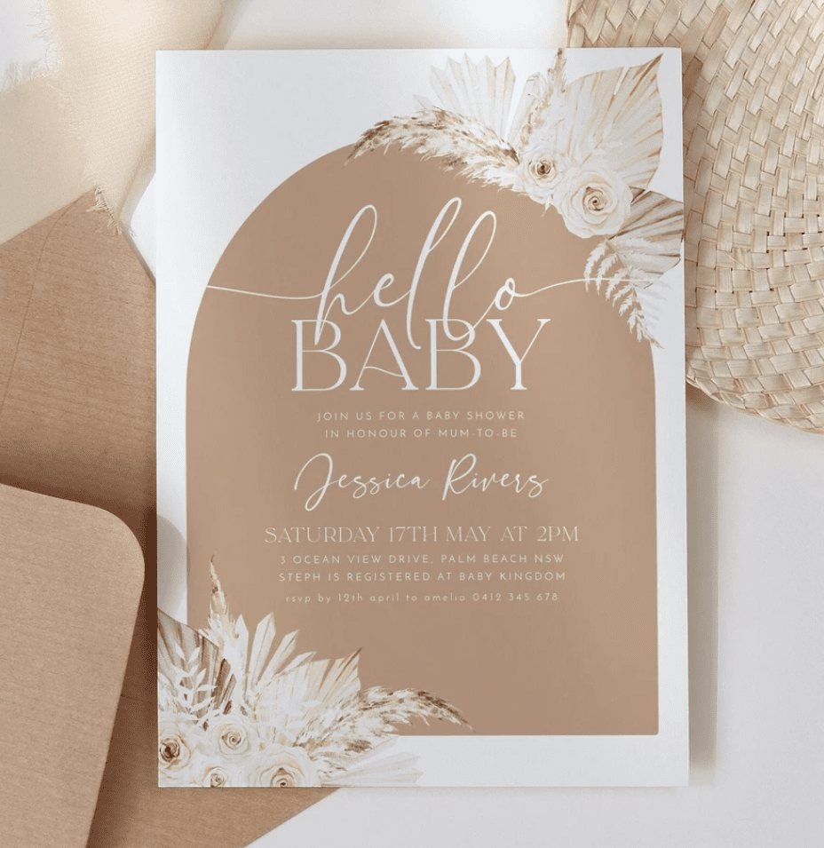 gender neutral baby shower themes invite