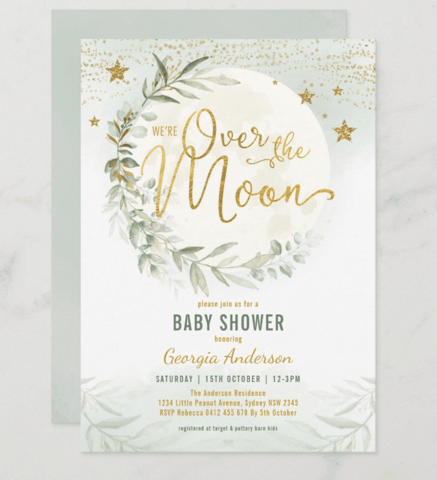 gender neutral baby shower themes invite