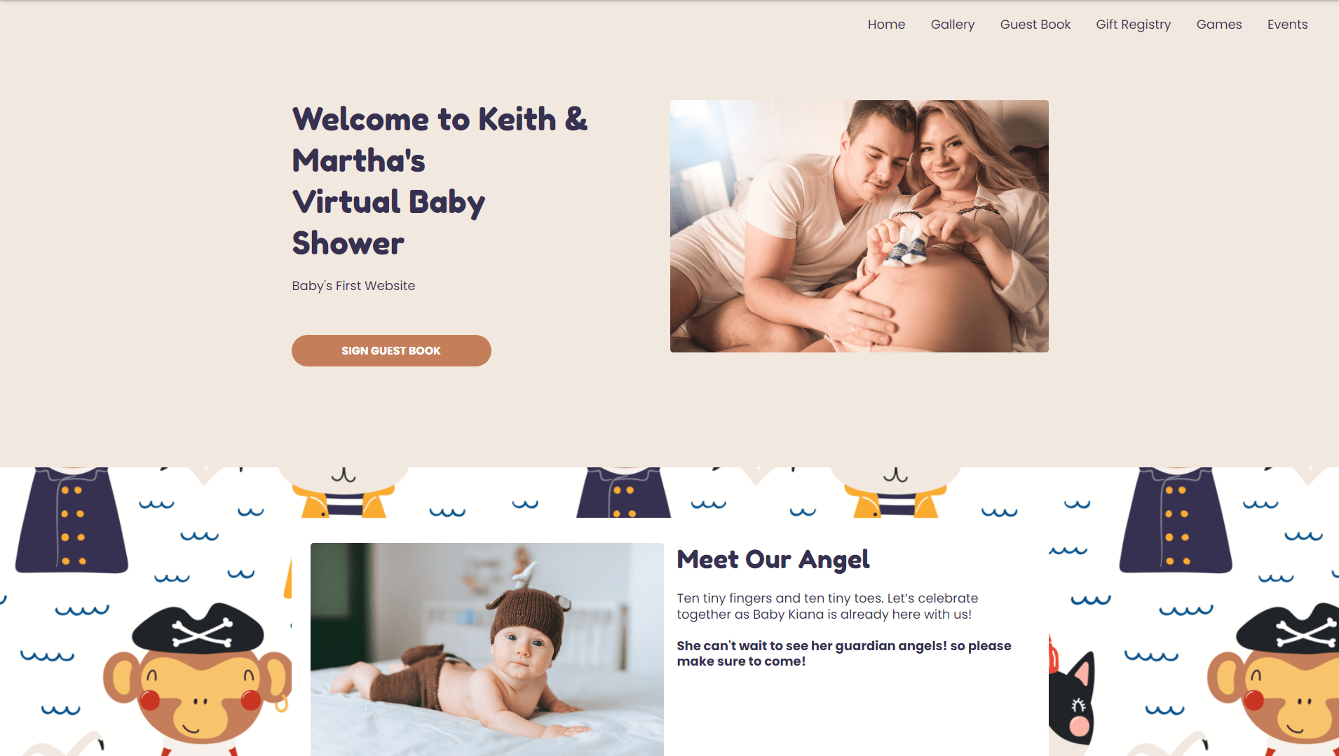 webbabyshower shower theme preview home page