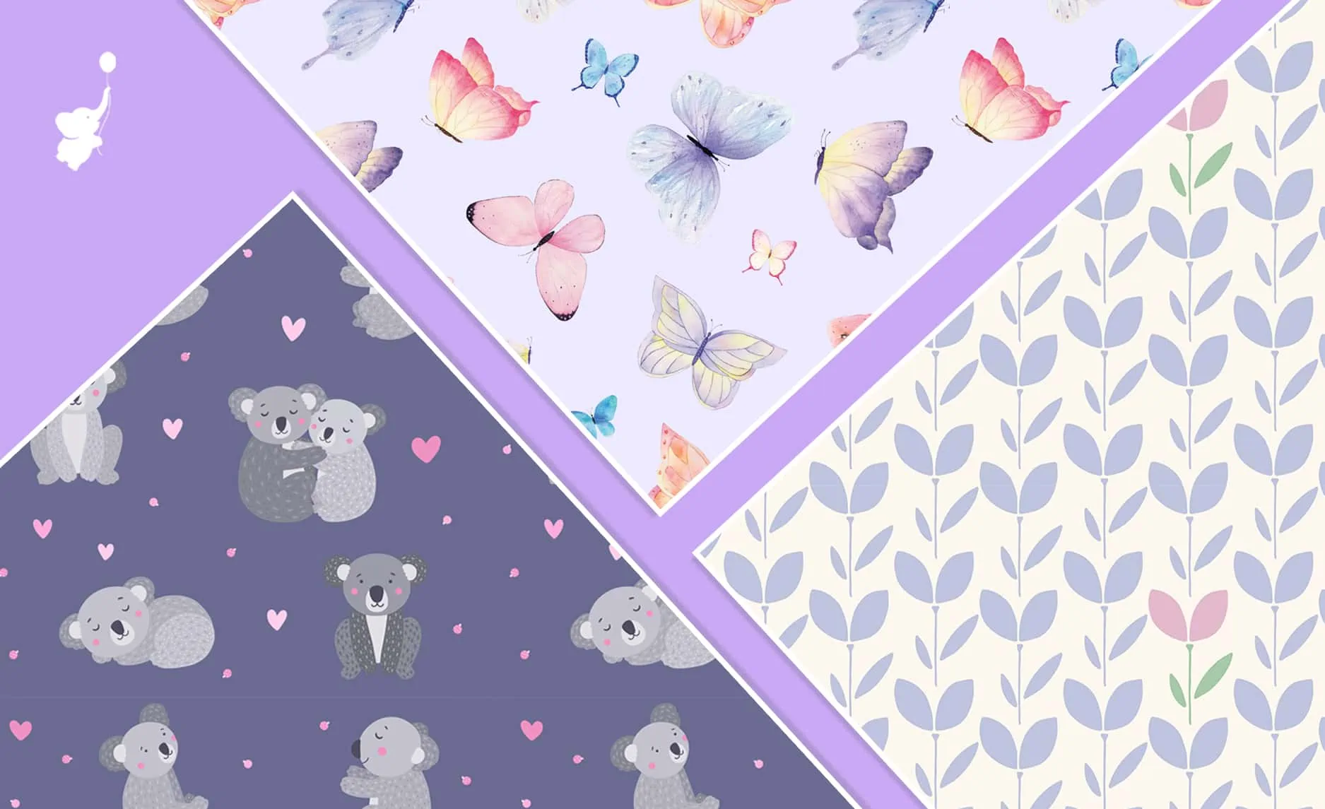 webbabyshower header image purple baby shower themes