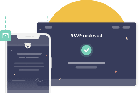 wbs feature invitation rsvp | WebBabyShower