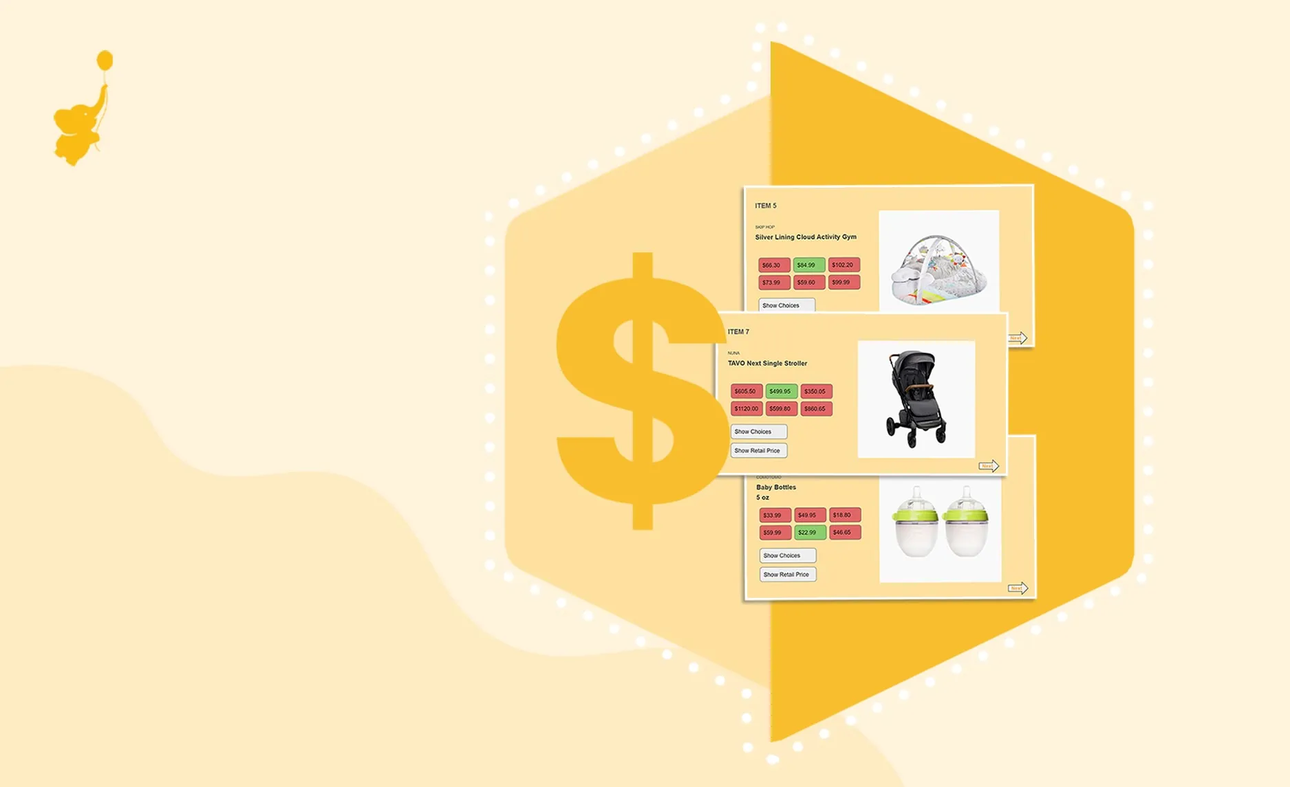 webbabyshower header image the price is right baby shower game