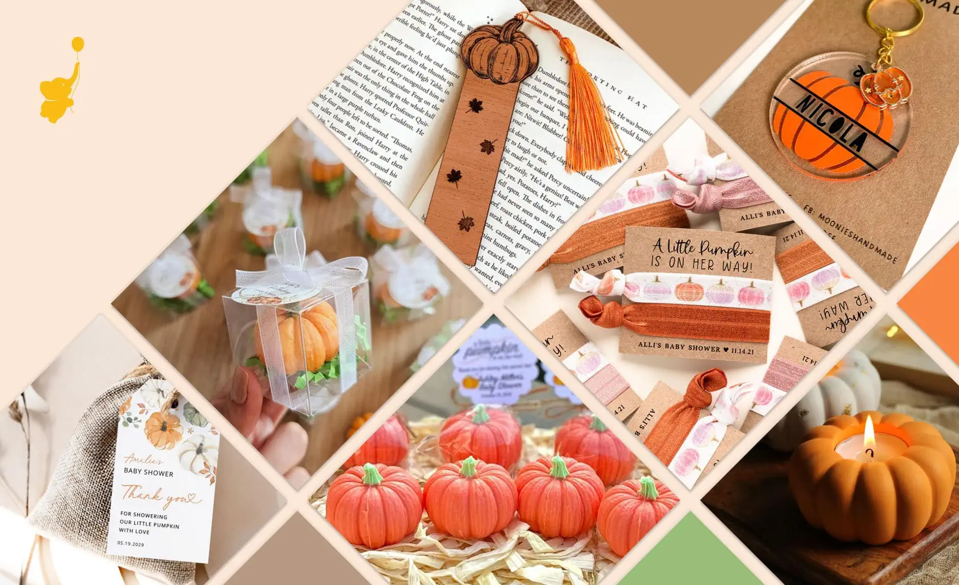 webbabyshower header image pumpkin baby shower favors