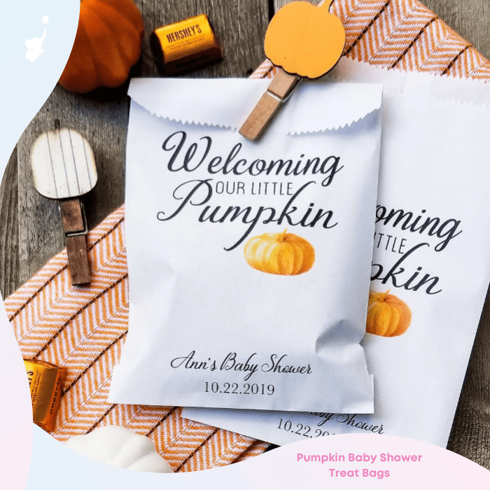 wbs pumpkin baby shower favor