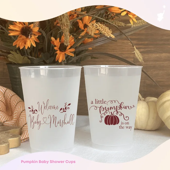 wbs pumpkin baby shower favor