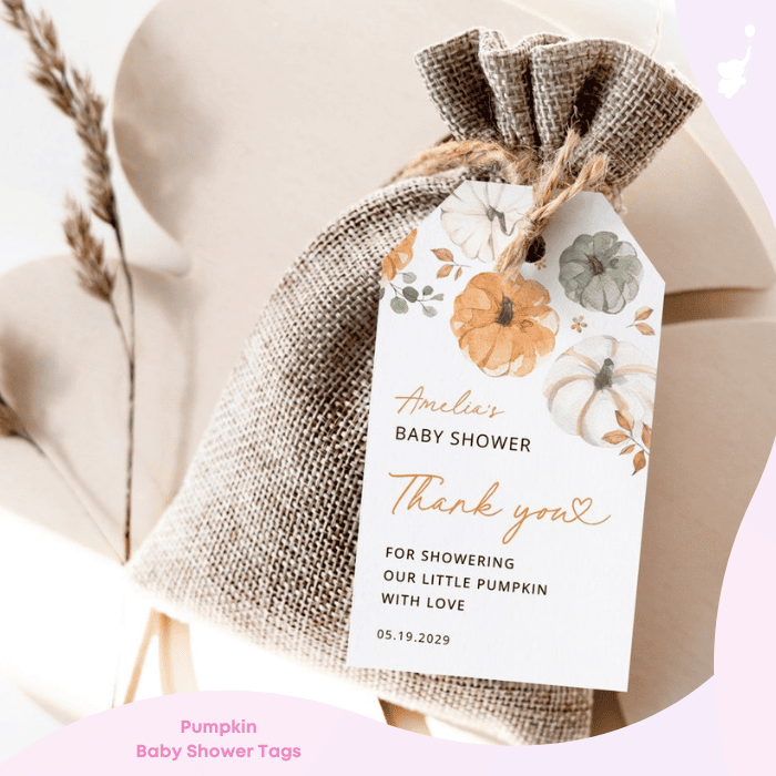 wbs pumpkin baby shower favor