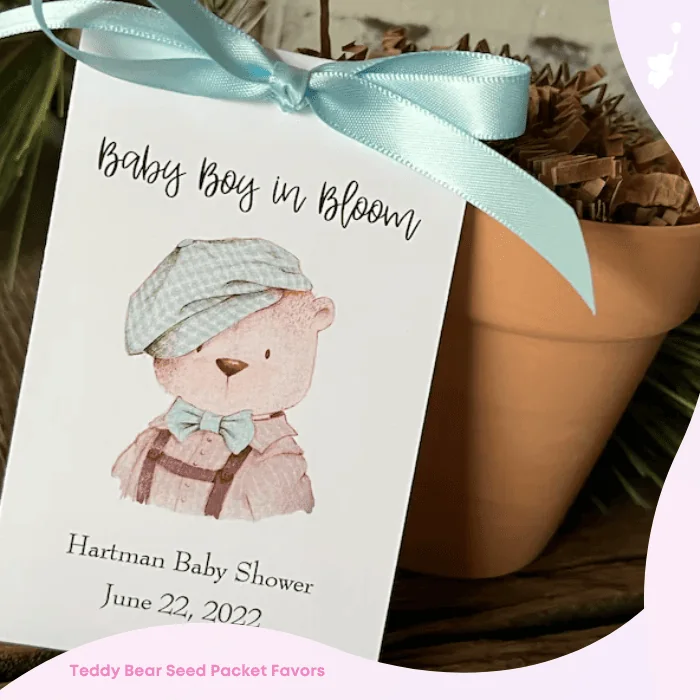 wbs teddy bear baby shower favor