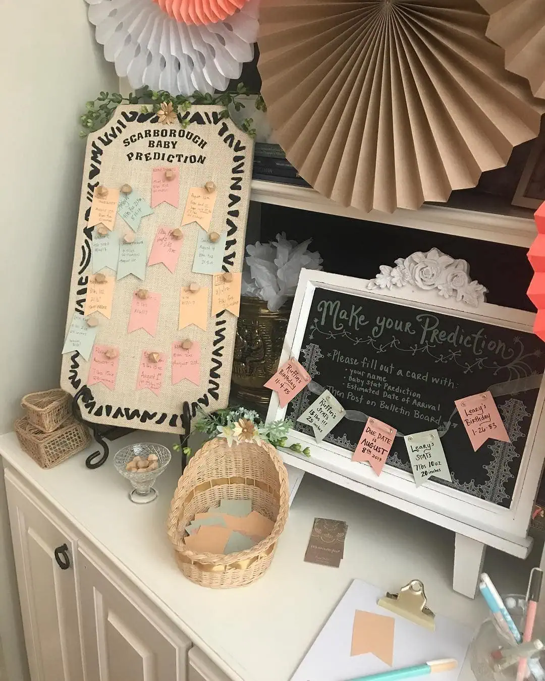 wbs baby shower activity