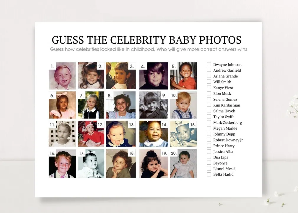 wbs non cringy baby shower games