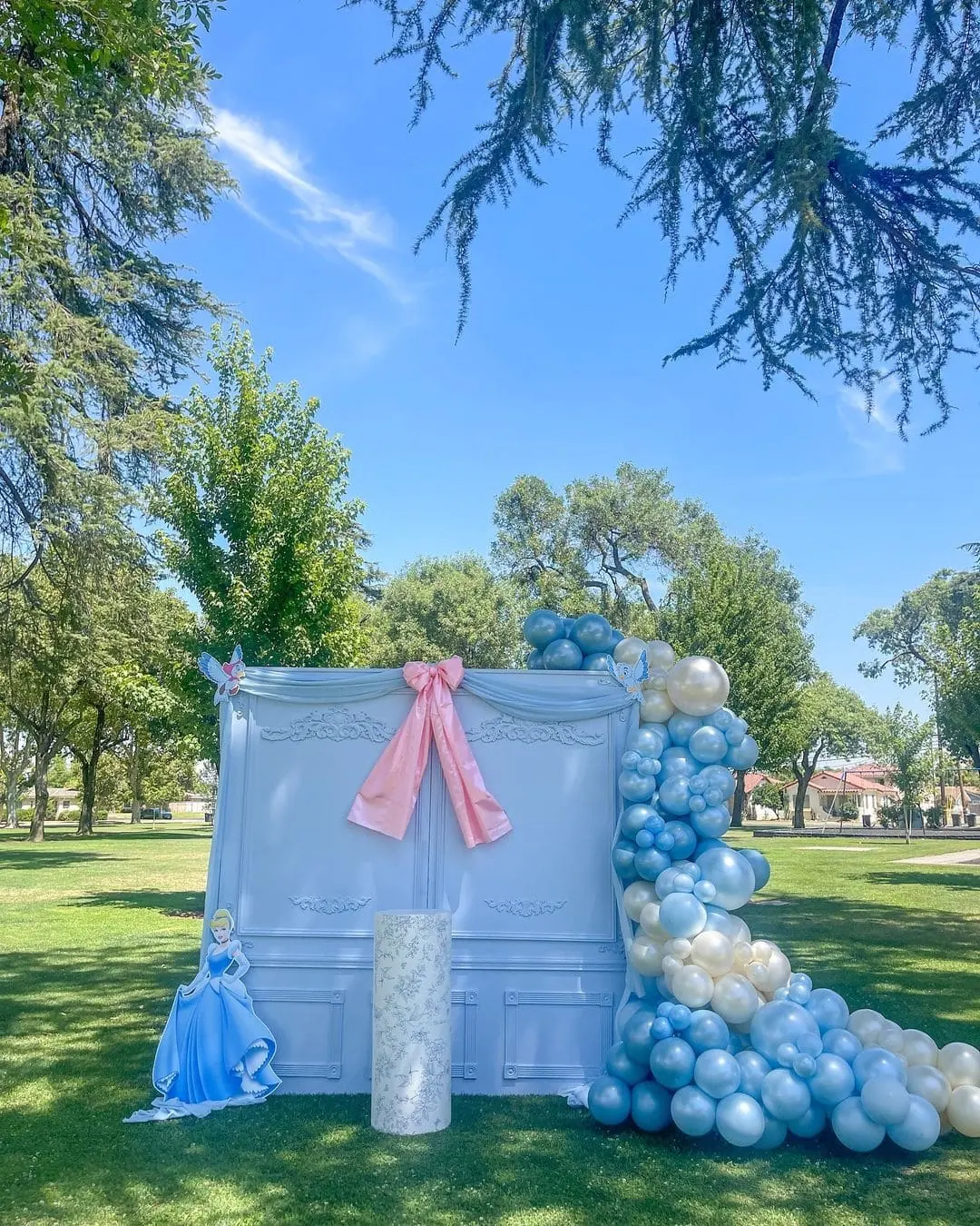 a picture of a butterfly baby shower organized by capableballoons in fresno