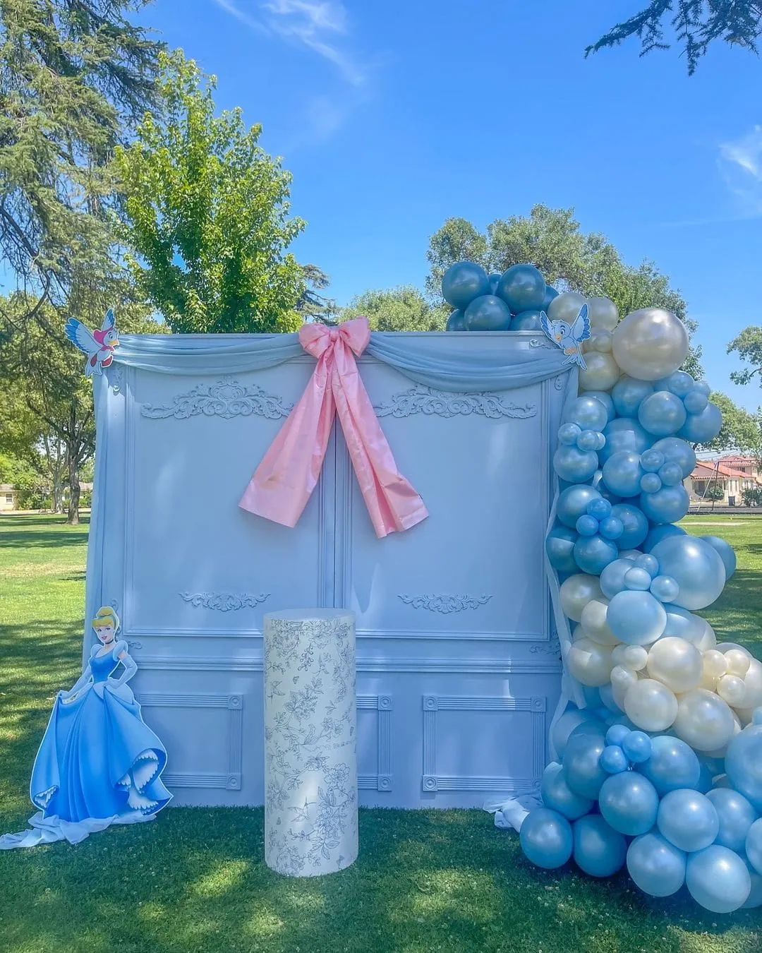 a picture of a butterfly baby shower organized by capableballoons in fresno