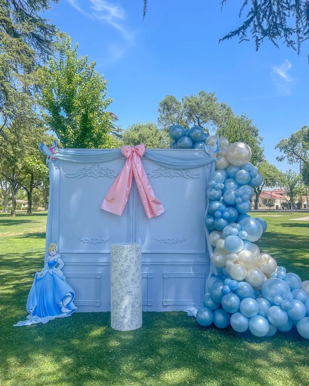 a picture of a butterfly baby shower organized by capableballoons in fresno