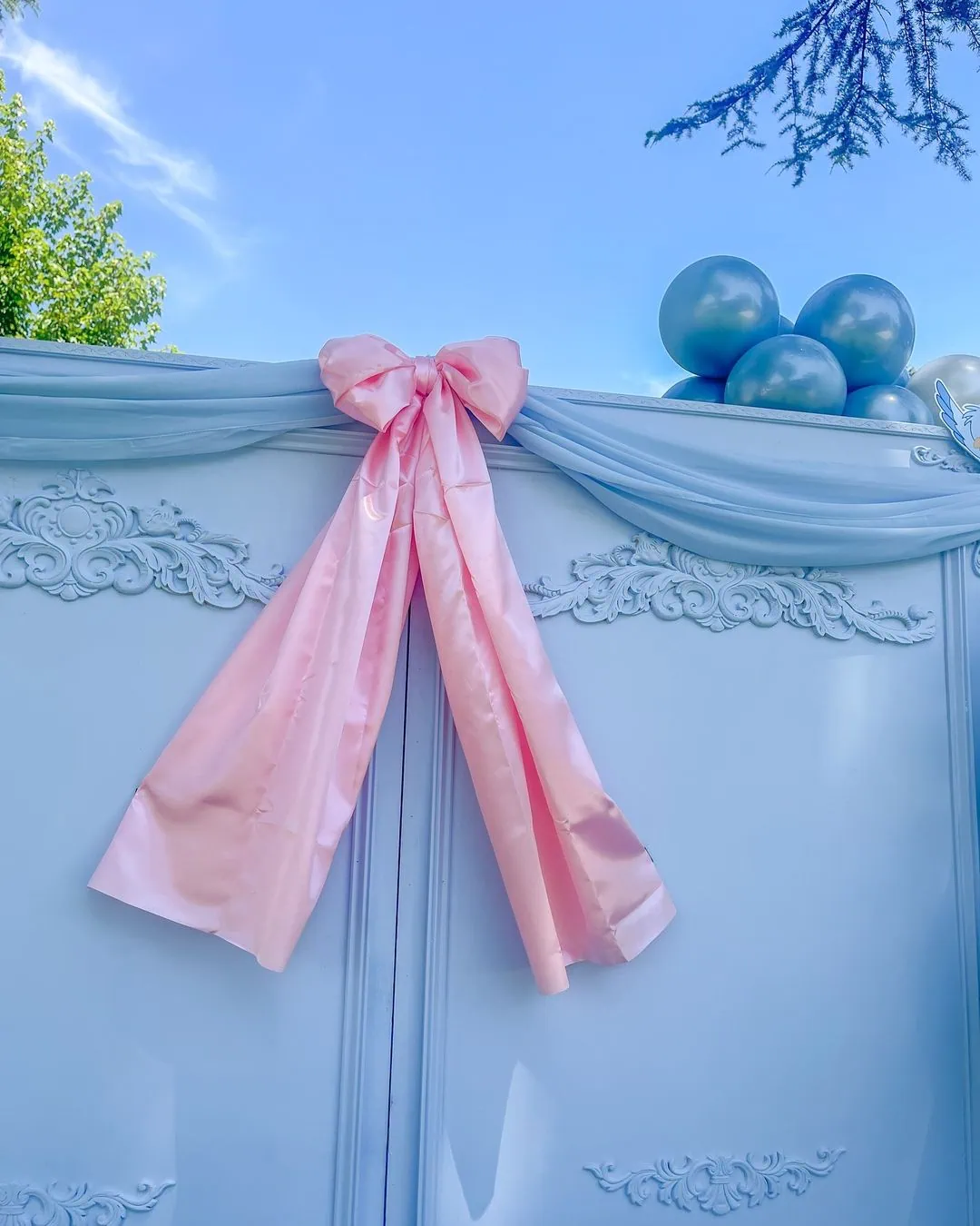 a picture of a butterfly baby shower organized by capableballoons in fresno