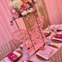 a picture of a butterfly baby shower organized by dazzlingpartydesigns in gardena california