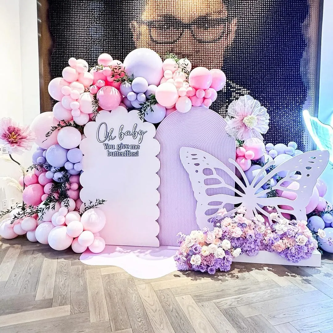 a picture of a butterfly baby shower organized by sweetgiftsva in washington