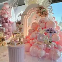 a picture of a butterfly baby shower organized by yakiedecor in tampa