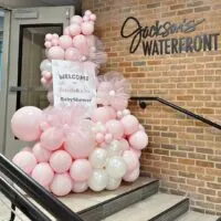 a picture of a butterfly baby shower organized by yakiedecor in tampa